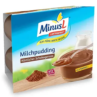 Minus-​L-Pudding Schoko/​Van 4er 