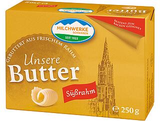 WG Unser Butter Süßrahm 250 g 